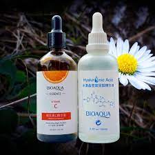 Duo Vitamina C mas Acido Hialurónico Hidratación Intensiva BIOAQUA