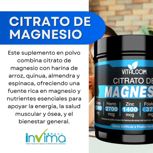 CITRATO DE MAGNESIO + ENERGIA