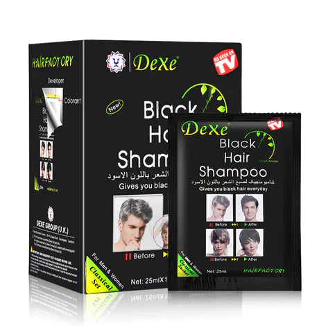 Shampoo Cubre Canas Dexe Black Hair