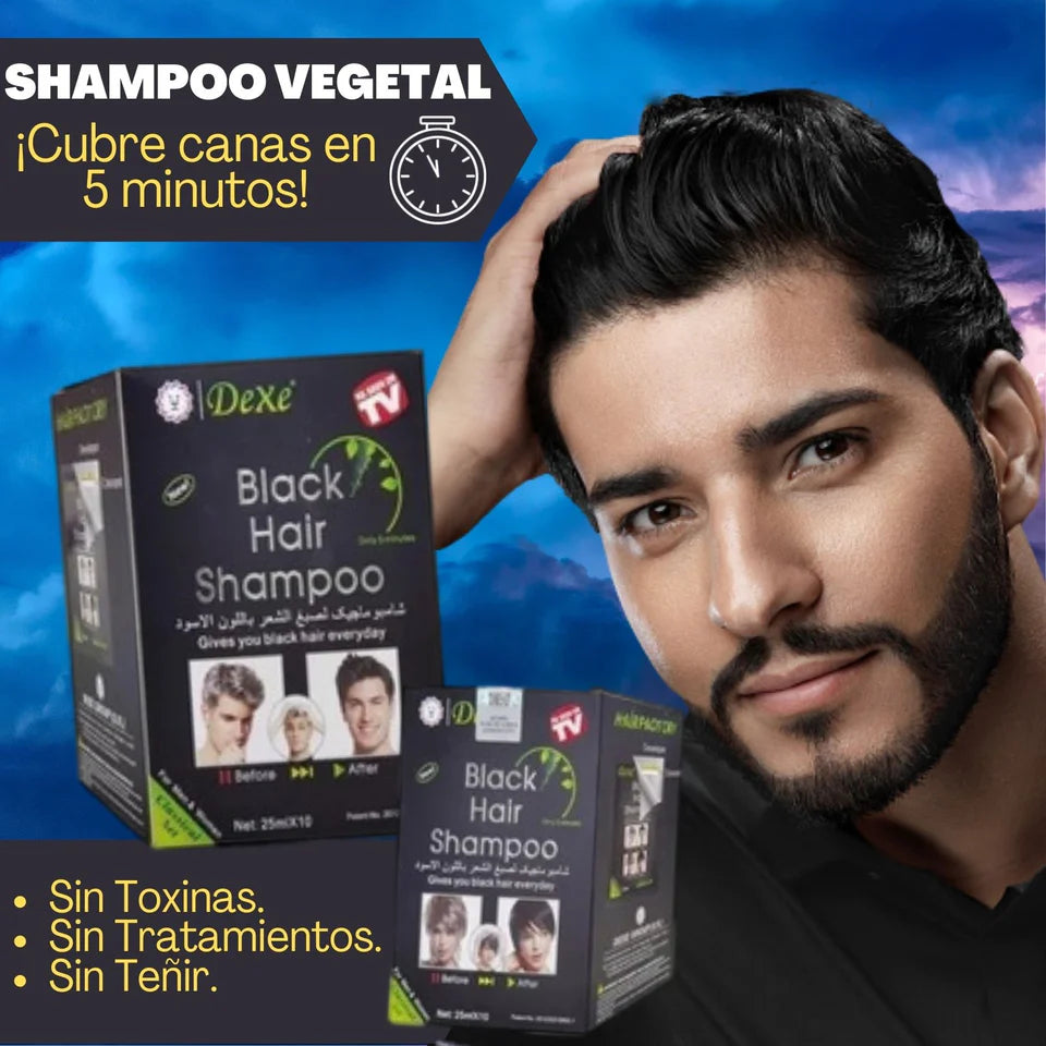 Shampoo Cubre Canas Dexe Black Hair