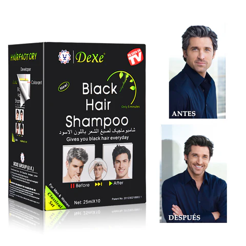 Shampoo Cubre Canas Dexe Black Hair