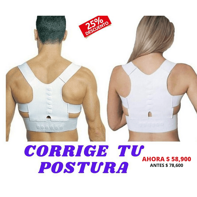 Corrector De Postura Power Magnetic