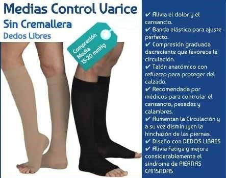 MEDIAS DE COMPRESION ANTI VARICE